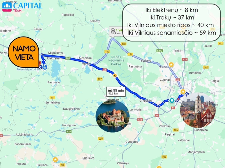 Parduodamas namas Saulės g., Kareivonių k., Elektrėnų sav., 149 m2 ploto, 2 aukštai 35