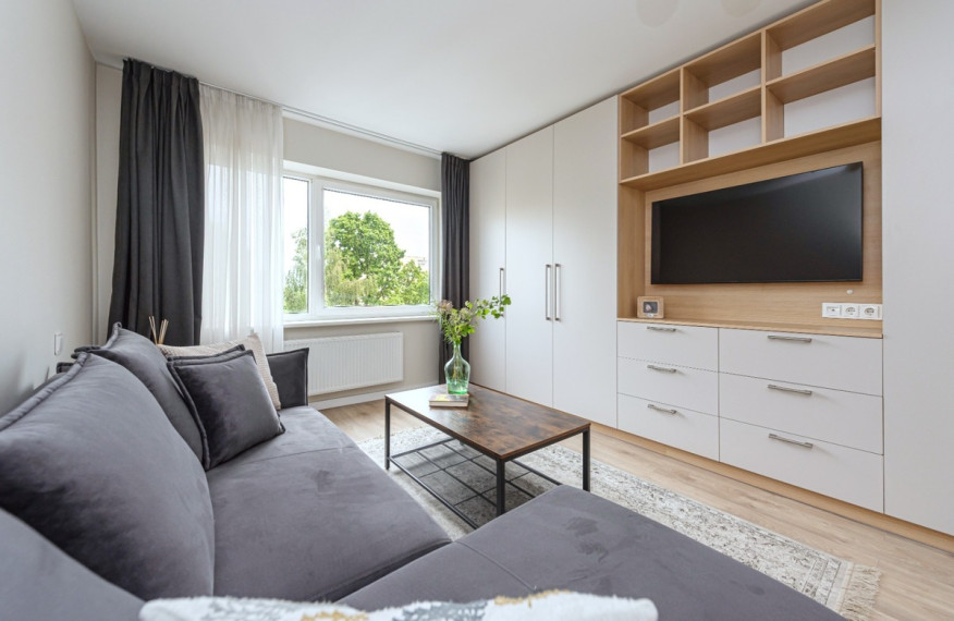 Parduodamas butas Justiniškių g., Justiniškės, Vilniaus m., Vilniaus m. sav., 39.66 m2 ploto, 1 kambariai 1