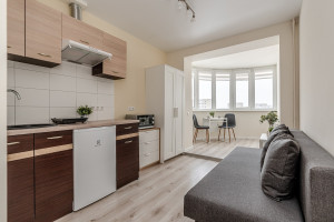 Nuomojamas butas Fabijoniškių g., Fabijoniškės, Vilniaus m., Vilniaus m. sav., 18 m2 ploto, 1 kambariai 1