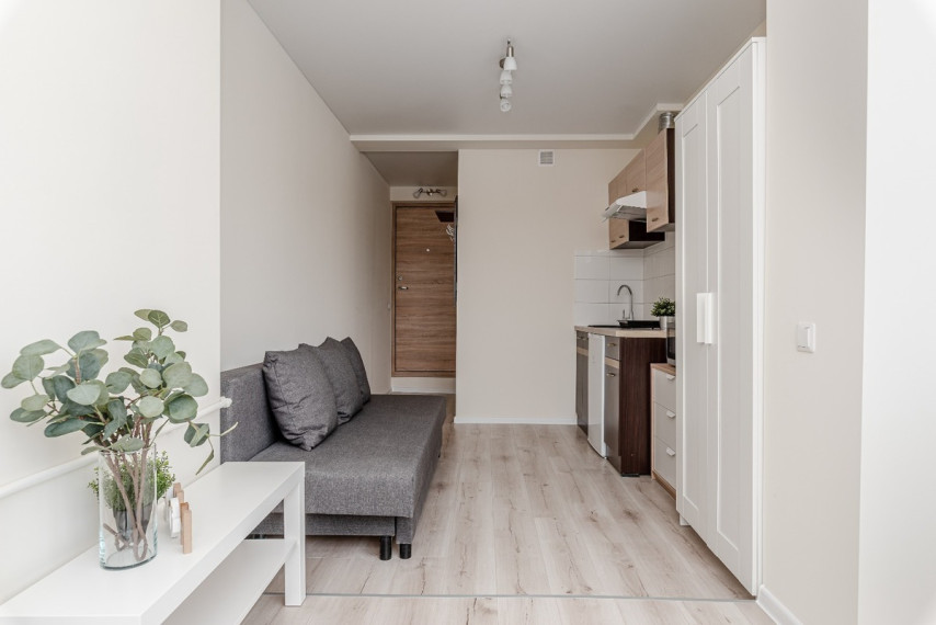Nuomojamas butas Fabijoniškių g., Fabijoniškės, Vilniaus m., Vilniaus m. sav., 18 m2 ploto, 1 kambariai 2