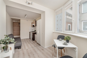 Nuomojamas butas Fabijoniškių g., Fabijoniškės, Vilniaus m., Vilniaus m. sav., 18 m2 ploto, 1 kambariai 3