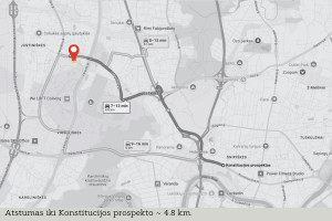 Nuomojamas butas Rygos g., Justiniškės, Vilniaus m., Vilniaus m. sav., 74.27 m2 ploto, 3 kambariai 24