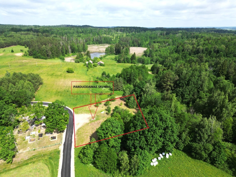 Parduodamas  sklypas Naujakurių g., Valėniškių k., Alytaus r. sav., 30.79 a ploto 2