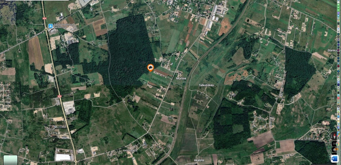 Parduodamas kitos paskirties sklypas V. Sirokomlės g., Murlinės k., Vilniaus r. sav., 29 a ploto 17