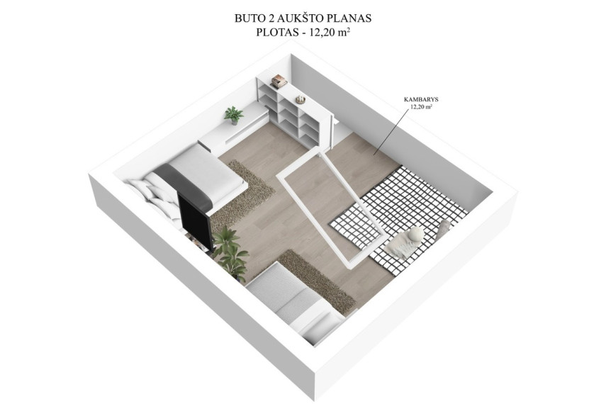 Parduodamas butas Nendrių g., Svencelės k., Klaipėdos r. sav., 37.24 m2 ploto, 2 kambariai 17
