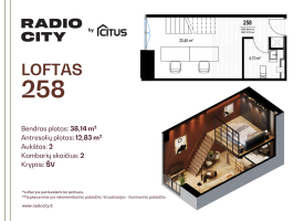 Parduodamas butas Žemaičių g., Kauno m., Kauno m. sav., 38.14 m² ploto 2 kambariai 2