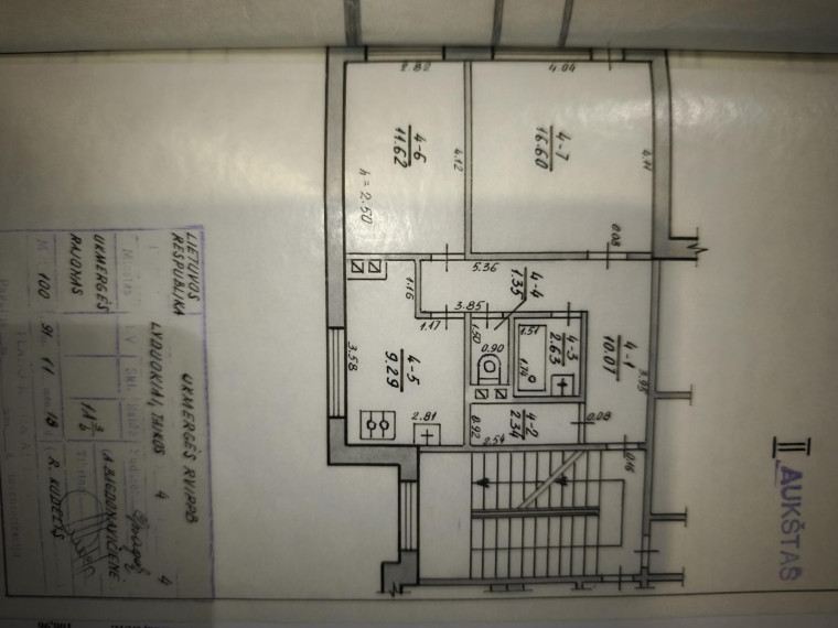 Parduodamas butas Lyduokių mstl., Ukmergės r. sav., 54.00 m² ploto 2 kambariai 14