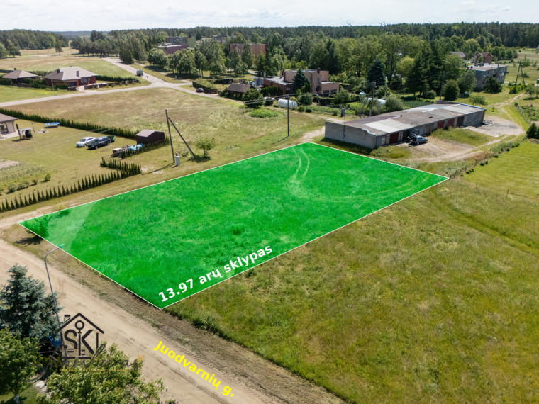 PARDUODAMAS SKLYPAS GYVENAMOJO NAMO STATYBAI – JUODVARNIŲ G. 1, PAGRYNIUOSE 1