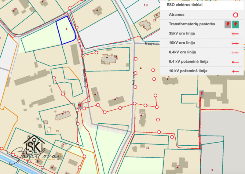 PARDUODAMAS SKLYPAS GYVENAMOJO NAMO STATYBAI – JUODVARNIŲ G. 1, PAGRYNIUOSE 3