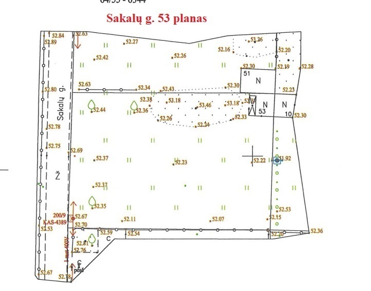 Parduodamas namų valdos paskirties sklypas Sakalų g. , Molainiai, Panevėžio m., Panevėžio m. sav., 6.02 a ploto 3