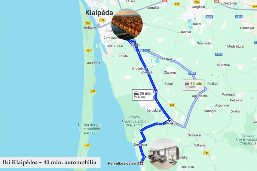 Parduodamas namas Pervalkos g., Svencelės k., Klaipėdos r. sav., 105.4 m2 ploto, 2 aukštai 35