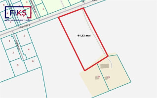 Parduodamas sklypas Tiesioji g., Miriniškių k., Kauno r. sav., 91.22 a ploto 10