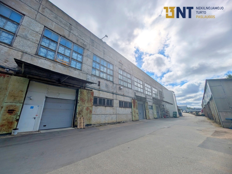 312 kv. m ŠILTOS SANDĖLIO PATALPOS, SU PAKELIAMAIS VARTAIS, 1 A. 2