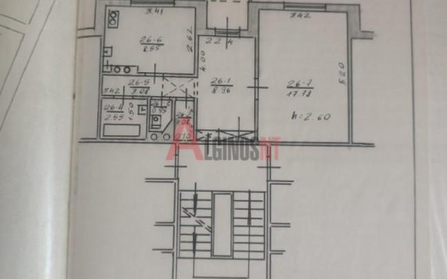Parduodamas butas Budelkiemio g., Bandužiai, Klaipėdos m., Klaipėdos m. sav., 43 m² ploto 1 kambarys 16