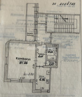 Parduodamas butas S. Žukausko g., Eiguliai, Kauno m., Kauno m. sav., 36.5 m2 ploto, 1 kambariai 9