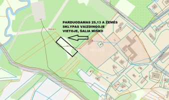Parduodamas namų valdos paskirties sklypas Gervėnų g. , Bubių k., Šiaulių r. sav., 25.13 a ploto 1
