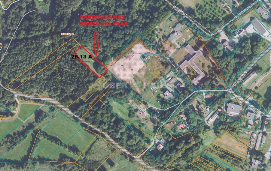 Parduodamas namų valdos paskirties sklypas Gervėnų g. , Bubių k., Šiaulių r. sav., 25.13 a ploto 3