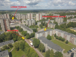 Parduodamas butas Lyros g., Dainiai, Šiaulių m., Šiaulių m. sav., 50.61 m2 ploto, 2 kambariai 21