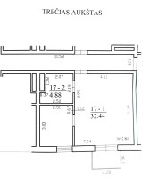 Parduodamas butas Šv. Jokūbo g., Druskininkų m., Druskininkų sav., 37.32 m2 ploto, 2 kambariai 25