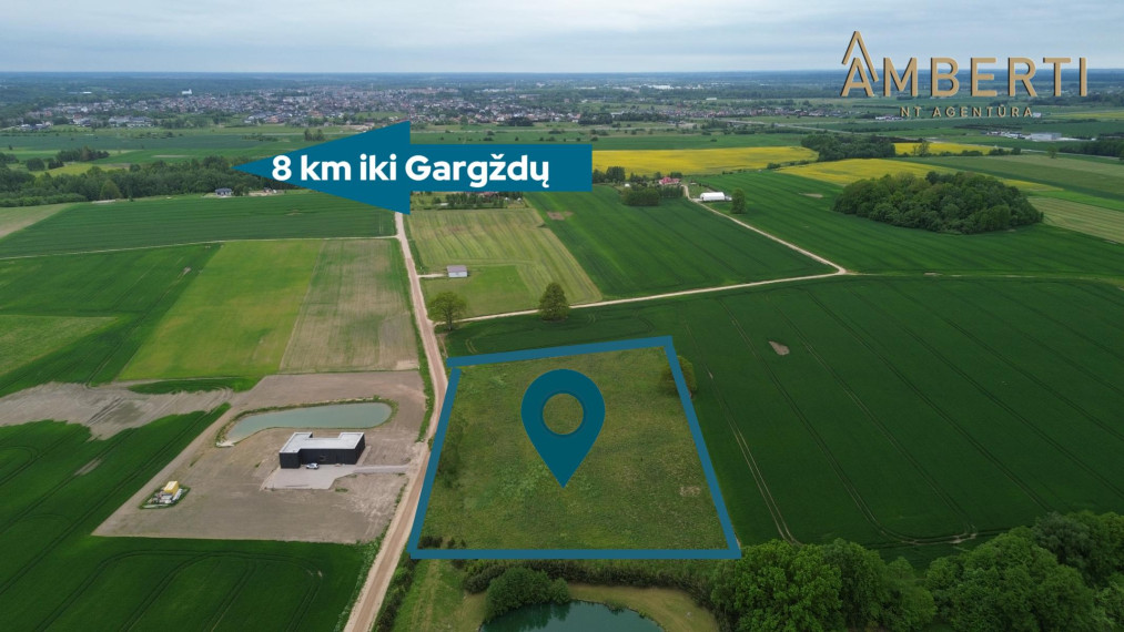 Parduodamas sklypas Gargždupio g., Kvietinių k., Klaipėdos r. sav., 100.00 a ploto 2