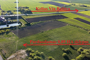 PARDUODAMAS 43,00 ARŲ SKLYPAS GĖLIŲ G. 10, ULIŪNŲ GYVENVIETĖJE 1