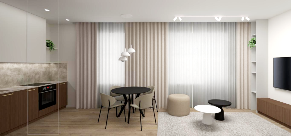 Parduodamas butas Rygos g., Justiniškės, Vilniaus m., Vilniaus m. sav., 54 m² ploto 2 kambariai 3
