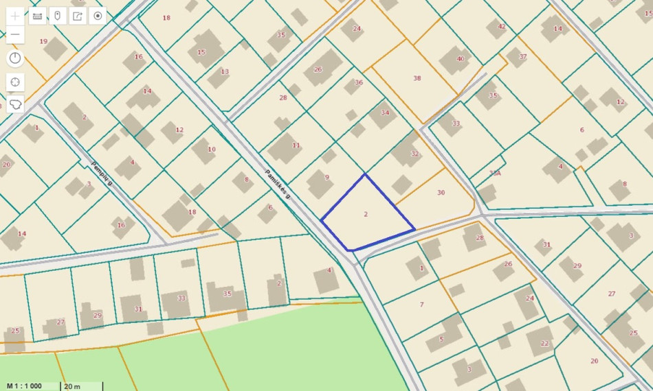 Parduodamas  sklypas Gabijos g., Kalvelių k., Vilniaus r. sav., 8.41 a ploto 5
