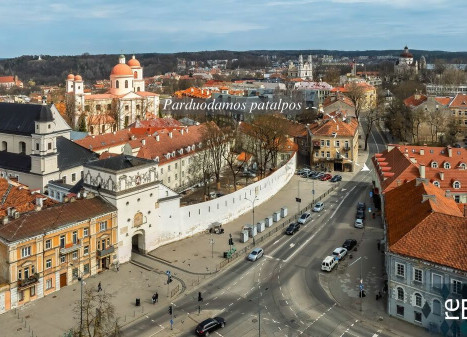 Parduodamos administracinės, paslaugų, prekybos patalpos M. Daukšos g., Senamiestis, Vilniaus m., Vilniaus m. sav., 61.19 m2 ploto