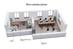 Parduodamos administracinės, paslaugų, prekybos patalpos M. Daukšos g., Senamiestis, Vilniaus m., Vilniaus m. sav., 61.19 m2 ploto 25