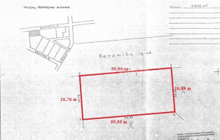 Parduodamas namų valdos paskirties sklypas Keramikų g. , Rožės, Panevėžio m., Panevėžio m. sav., 15 a ploto 13