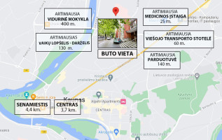 Nuomojamas butas Eivenių g., Žaliakalnis, Kauno m., Kauno m. sav., 79.11 m2 ploto, 3 kambariai 25