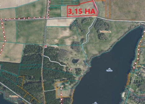 Parduodamas sklypas Taikūnų k., Lazdijų r. sav., 315 a ploto