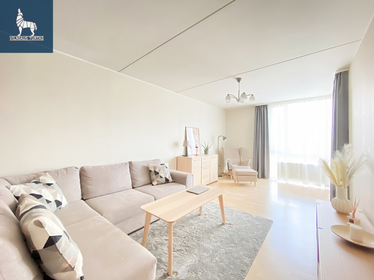 Nuomojamas butas Fabijoniškių g., Fabijoniškės, Vilniaus m., Vilniaus m. sav., 58 m2 ploto, 2 kambariai 1