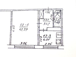Parduodamas butas Žirmūnų g., Žirmūnai, Vilniaus m., Vilniaus m. sav., 21.5 m2 ploto, 1 kambariai 14