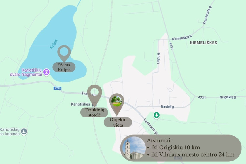 Parduodamas kitos paskirties sklypas Kariotiškių g., Kariotiškių k., Trakų r. sav., 11.42 a ploto 11