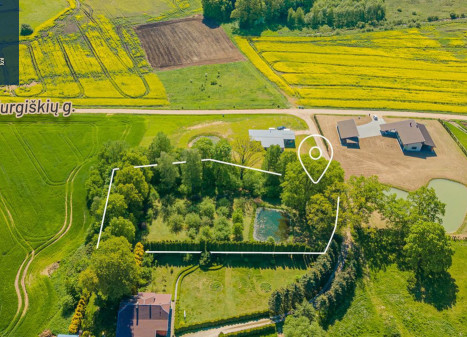 Parduodamas  sklypas Jurgiškių g., Jurgiškių k., Alytaus r. sav., 45.63 a ploto