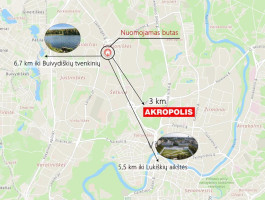 Nuomojamas butas Laisvės pr., Pašilaičiai, Vilniaus m., Vilniaus m. sav., 38 m2 ploto, 1 kambariai 19