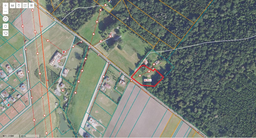 Parduodamas sklypas Pamiškės g., Meškių k., Šiaulių r. sav., 36.75 a ploto 3