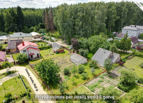 Parduodamas  sklypas Uosių Sodų 6-oji g., Vilniaus m., Vilniaus m. sav., 6 a ploto