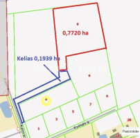 Parduodamas komercinės paskirties sklypas Kalno g. , Venslaviškių k., Panevėžio r. sav., 77.2 a ploto 1