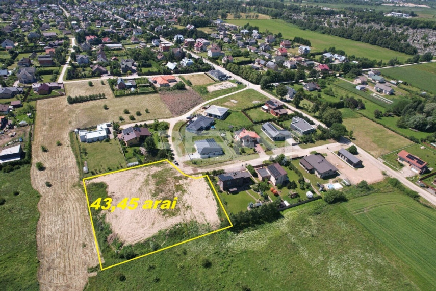 Parduodamas namų valdos paskirties sklypas Kalnelio g., Ginkūnai, Šiaulių m., Šiaulių m. sav., 43.45 a ploto 1