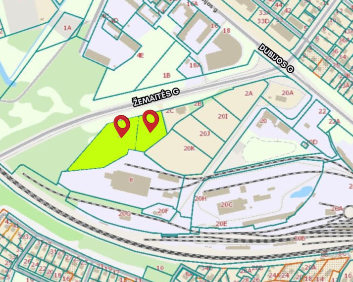 Parduodamas  sklypas Žemaitės g., Žaliūkiai, Šiaulių m., Šiaulių m. sav., 50.29 a ploto 1