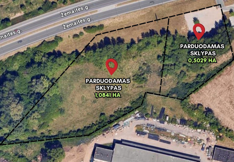 Parduodamas  sklypas Žemaitės g., Žaliūkiai, Šiaulių m., Šiaulių m. sav., 50.29 a ploto 2