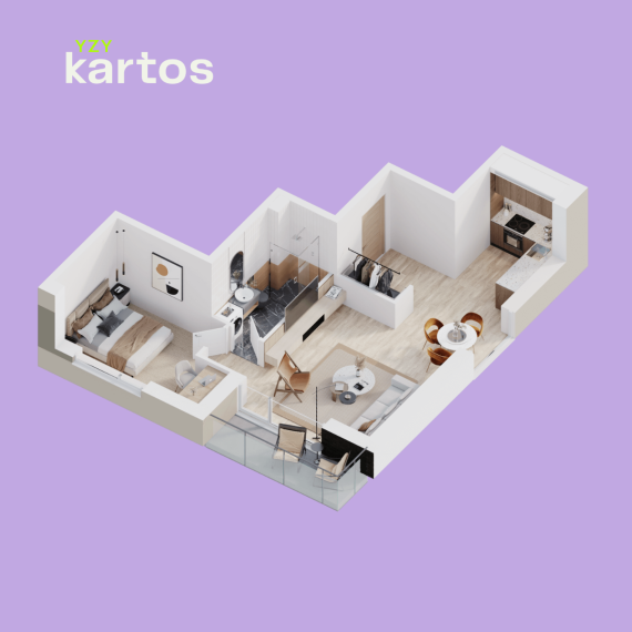 Parduodamas butas Sudervės kelias, Šeškinė, Vilniaus m., Vilniaus m. sav., 48.37 m² ploto 2 kambariai 3
