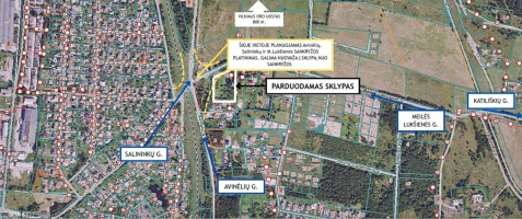 Parduodamas  sklypas Meilės Lukšienės, Salininkai, Vilniaus m., Vilniaus m. sav., 62 a ploto 2