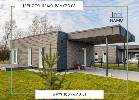 Parduodamas namas Pievų g., Neveronių k., Kauno r. sav., 79.35 m² ploto 4 kambariai