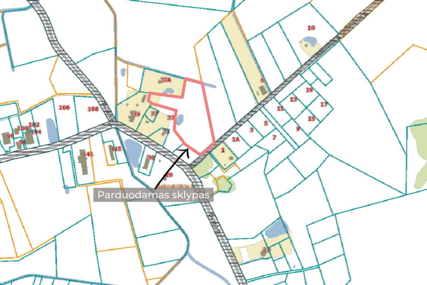 Parduodamas  sklypas Tintiniškių k., Vilniaus r. sav., 156 a ploto 13