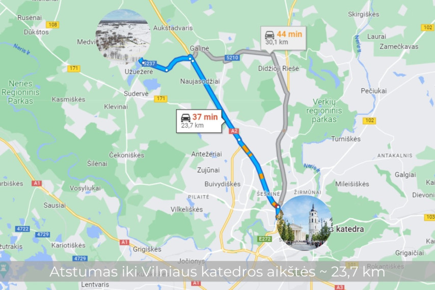 Parduodamas  sklypas Tintiniškių k., Vilniaus r. sav., 156 a ploto 15