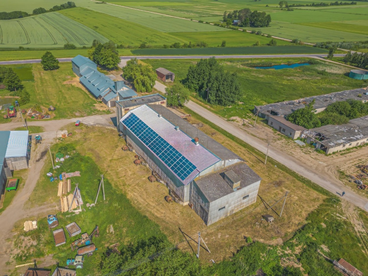 Parduodamos administracinės, gamybinės, kitos paskirties, paslaugų, prekybos, sandėliavimo patalpos Šakių g., Barzdų mstl., Šakių r. sav., 1118.34 m2 ploto 1