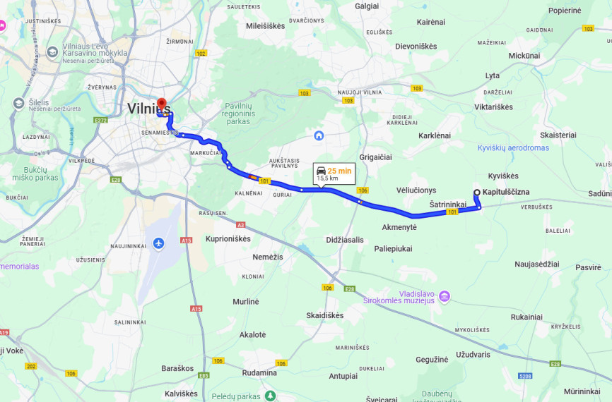 Paduodamas namų valdos 35.59 arų sklypas Kapitulščiznos k., Vilniaus rajone 15